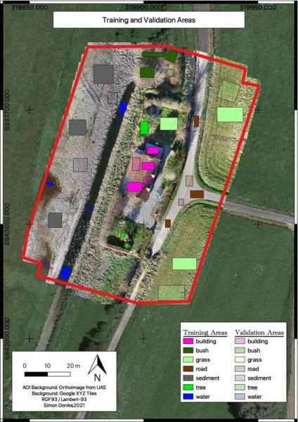 Map 5: Training and Verification Areas.